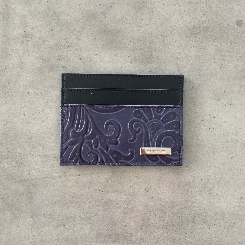 ETRO card holder leather NEW
